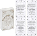 78 Clear Text Pattern Tarot Cards, Classic Tarot Learning Deck