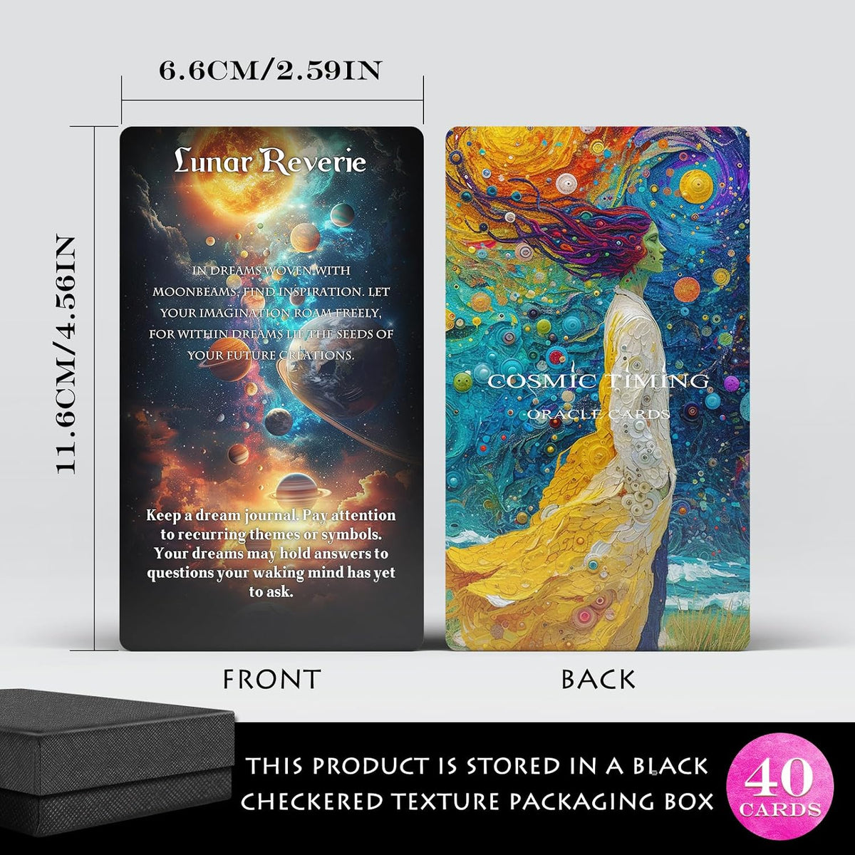 Cosmic Timing Oracle Cards, Divine Timing Guidance Deck