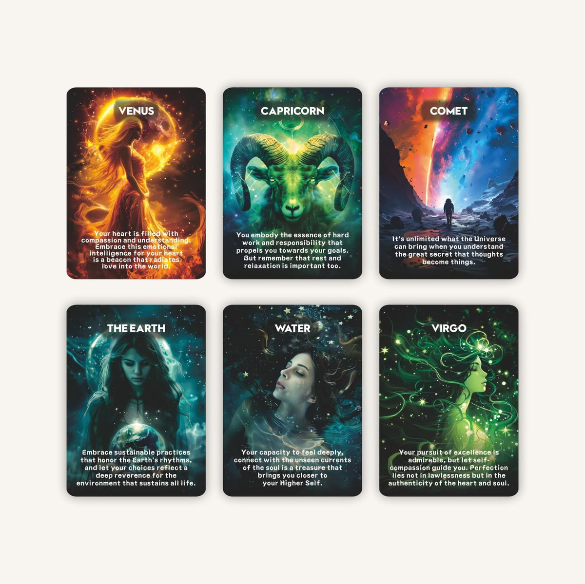 Cosmic Wisdom Oracle Cards, Life Path Universe Spiritual Wisdom Oracle, Universe Manifestation Oracle Deck, Zodiac Manifestation Oracle Cards. Predictions , Astrology and Horoscope Cards(3.42*4.72)