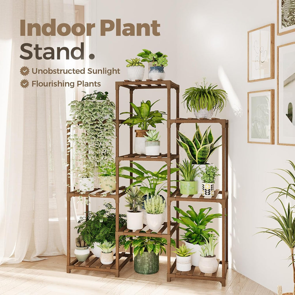 Plant Stand Indoor Plants Shelf Outdoor Wood Plant Rack