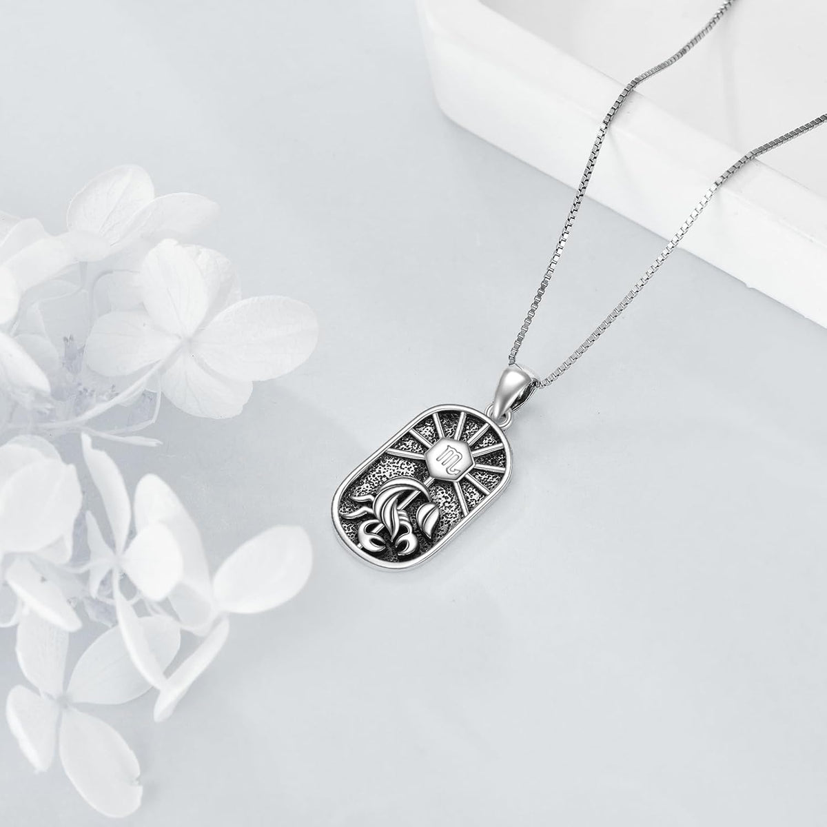 Constellation Necklace for Women 925 Sterling Silver Zodiac Sign Pendant Astrology Horoscope Constellation Jewelry