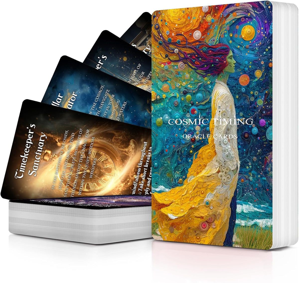 Cosmic Timing Oracle Cards, Divine Timing Guidance Deck