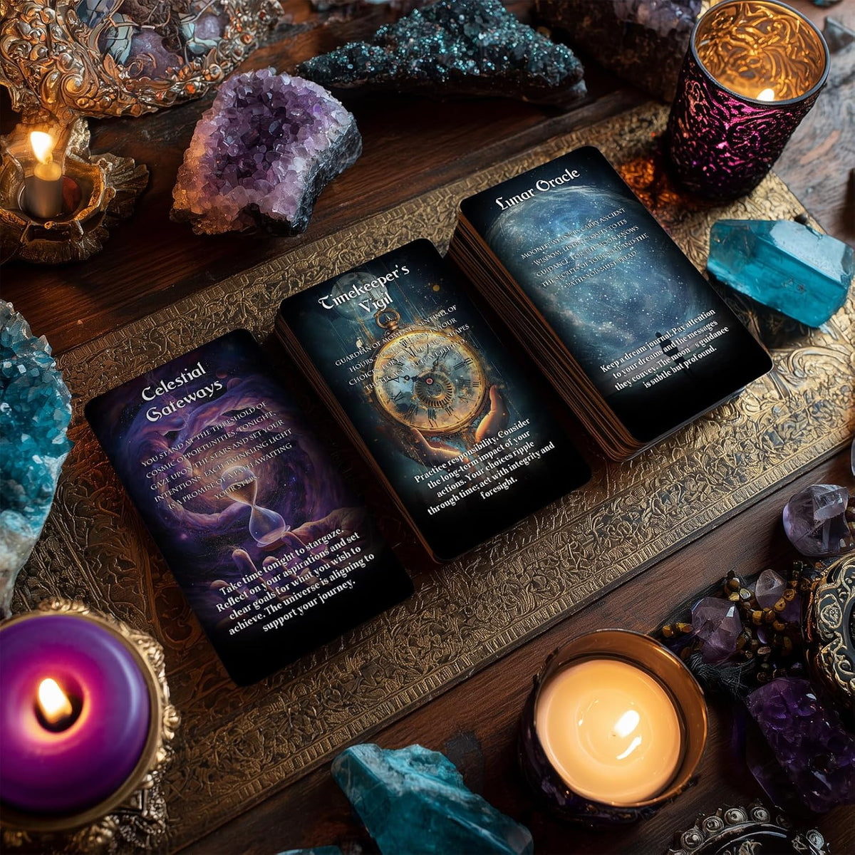 Cosmic Timing Oracle Cards, Divine Timing Guidance Deck