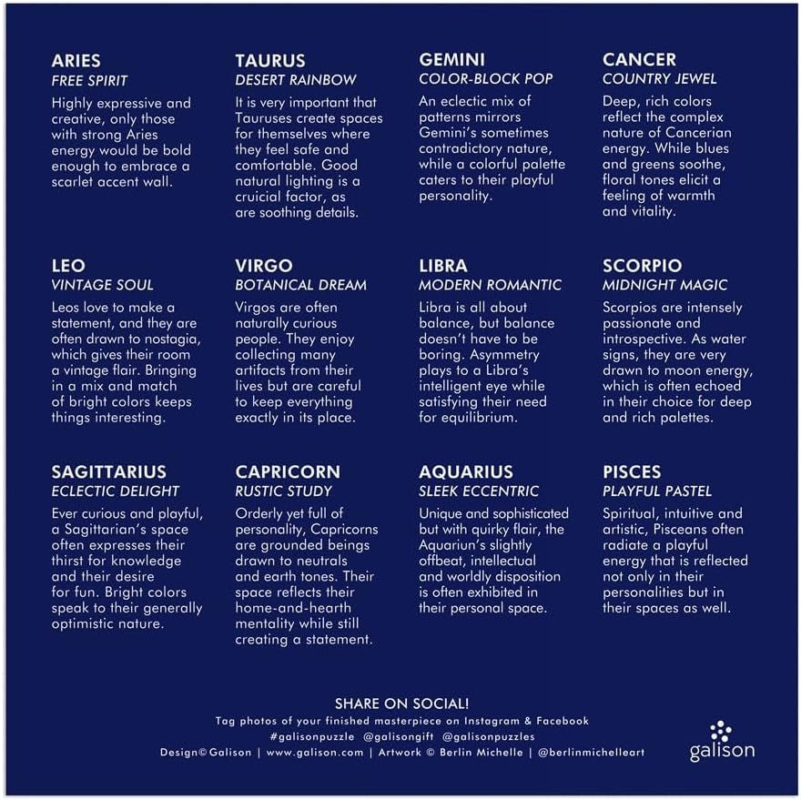 , House of Astrology Puzzle 500 Pieces