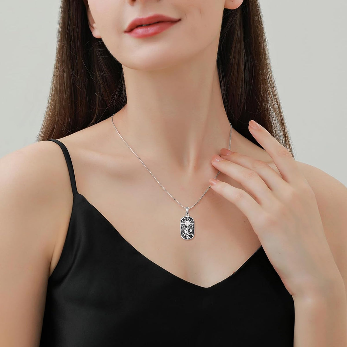 Constellation Necklace for Women 925 Sterling Silver Zodiac Sign Pendant Astrology Horoscope Constellation Jewelry