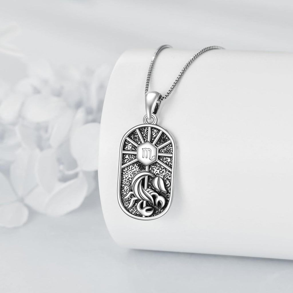 Constellation Necklace for Women 925 Sterling Silver Zodiac Sign Pendant Astrology Horoscope Constellation Jewelry