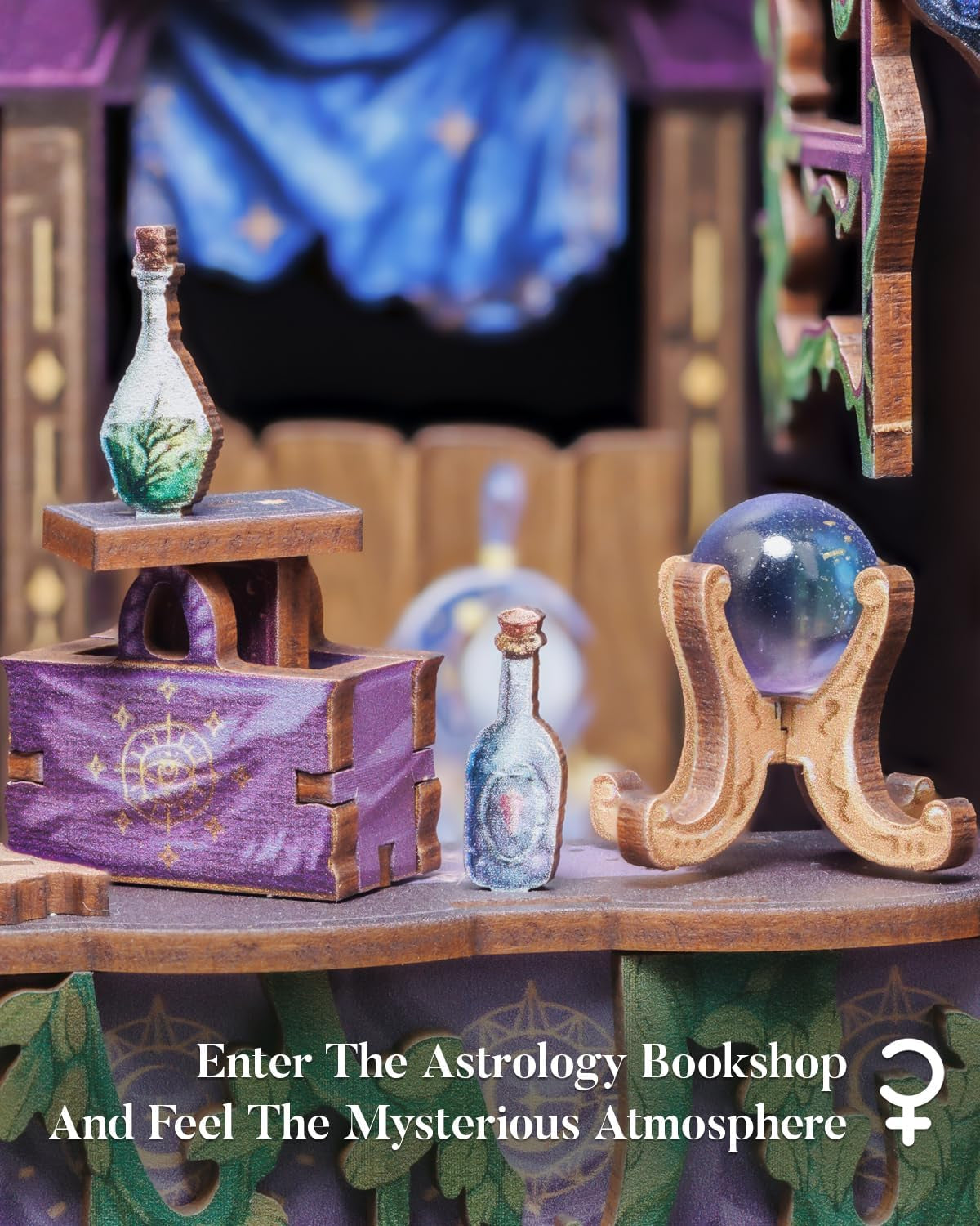Book Nook Kit - DIY Miniature Dollhouse Kit for Adults and Teens