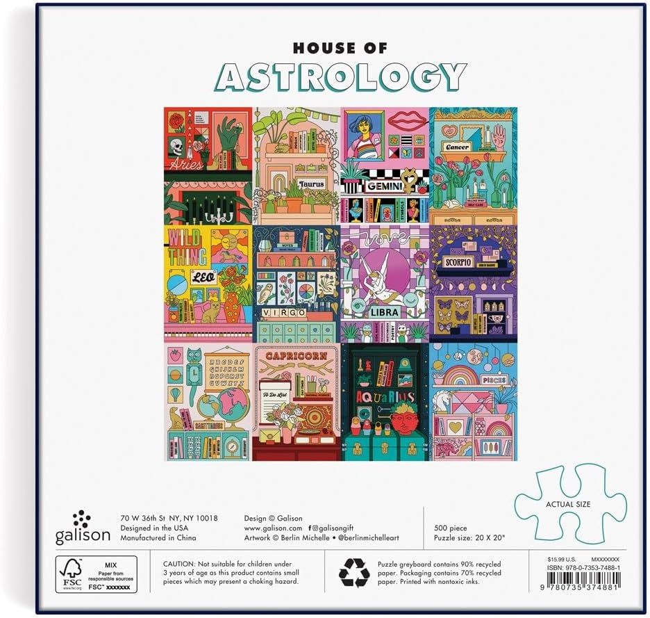 , House of Astrology Puzzle 500 Pieces